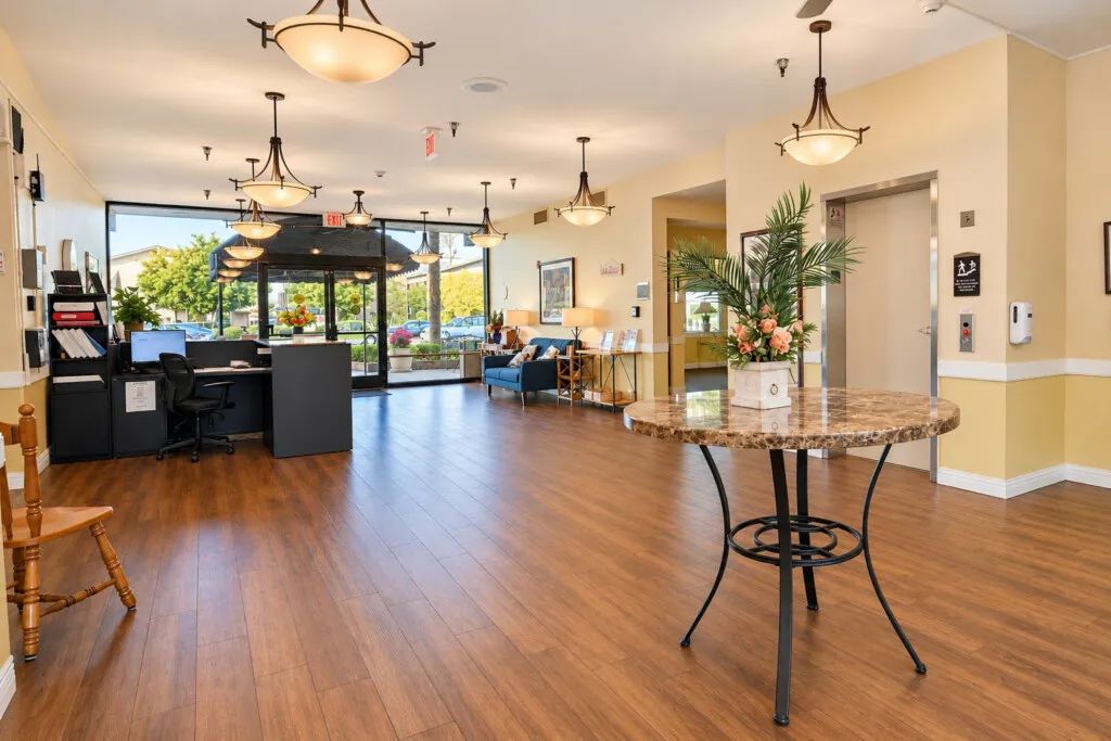 Lobby front desk at Novellus Clairemont