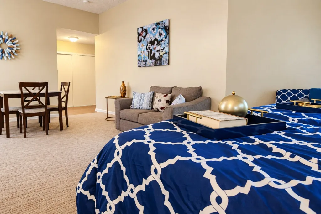 Studio dining bed at Novellus Clairemont