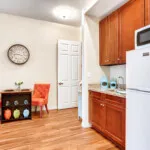 Show photo 114: An apartment kitchenette and breakfast nook at The Terraces at Kingwood