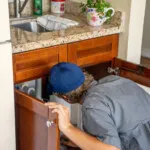 Show photo 73: Maintenance fixing a kitchen sink