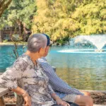 Show photo 29: Residents enjoying the view of the fountain