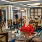 Show photo 47: Residents at lunch in the restaurant