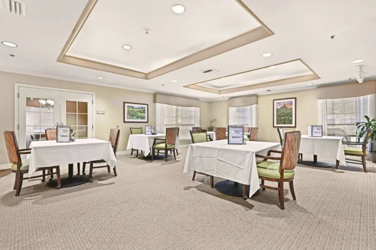 Dining room tablecloths at Tarina of Cypresswood