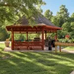 Show photo 3: Gazebo planters at Tarina of Kingwood