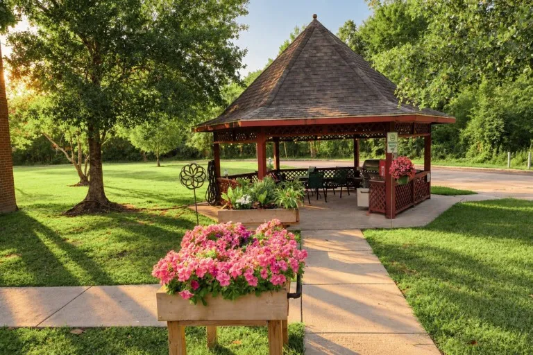 Gazebo walkway at Tarina of Kingwood
