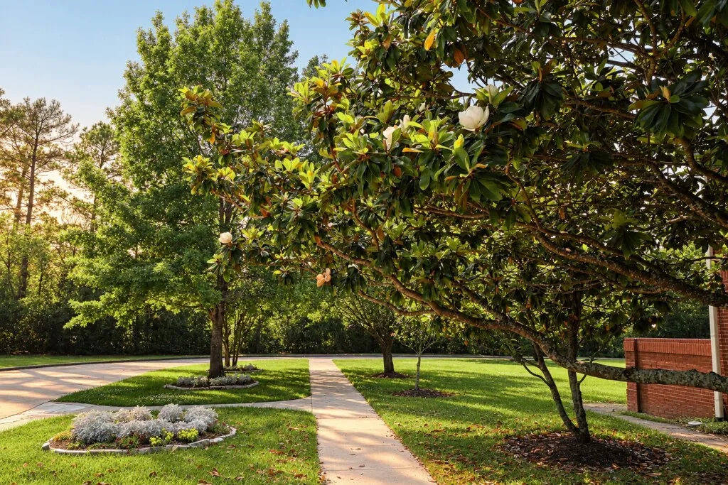 Magnolia grounds at Tarina of Kingwood