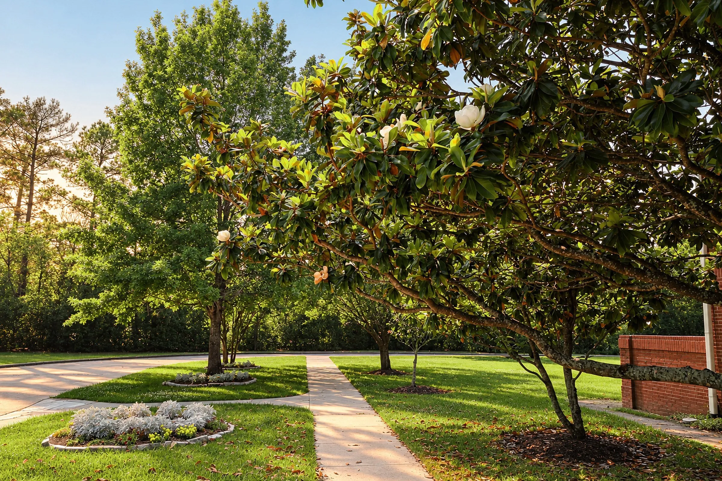 Magnolia grounds at Tarina of Kingwood