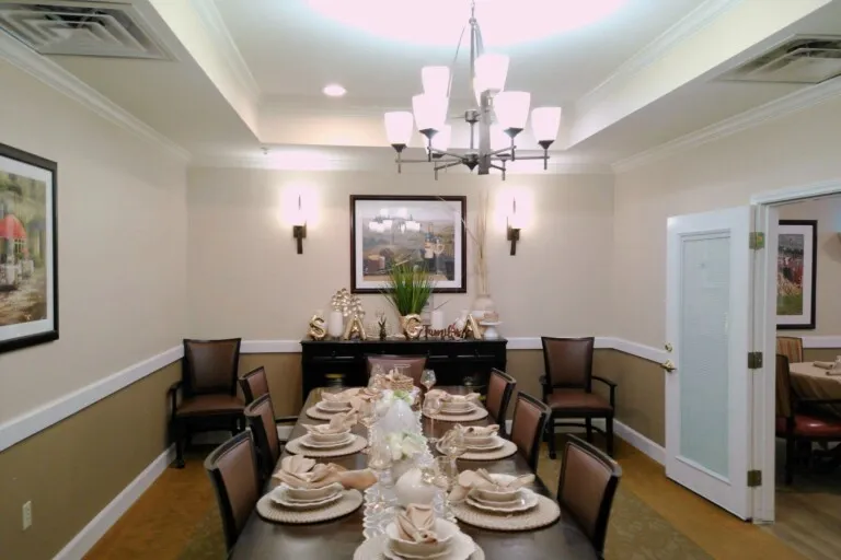 Private dining room at Tarina of Kingwood