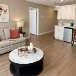 Show photo 12: Model living kitchenette at Tarina of Stockton