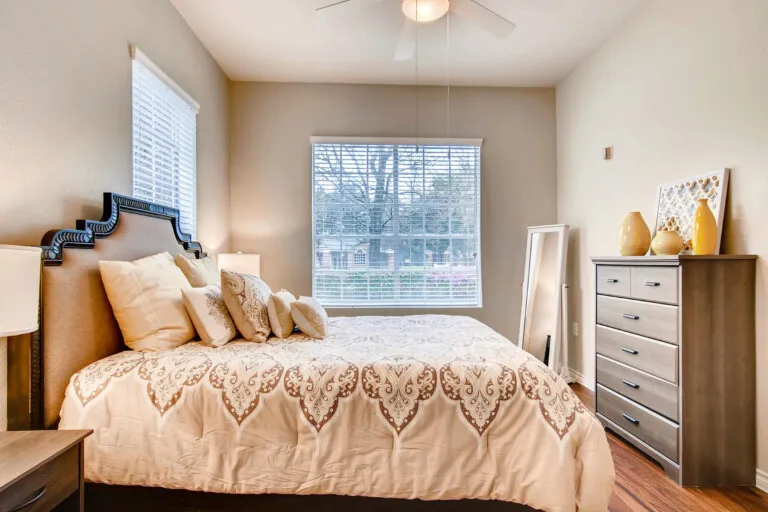 Residence bedroom at The Terraces at Kingwood