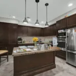 Show photo 76: Resident kitchen island at The Terraces at Kingwood